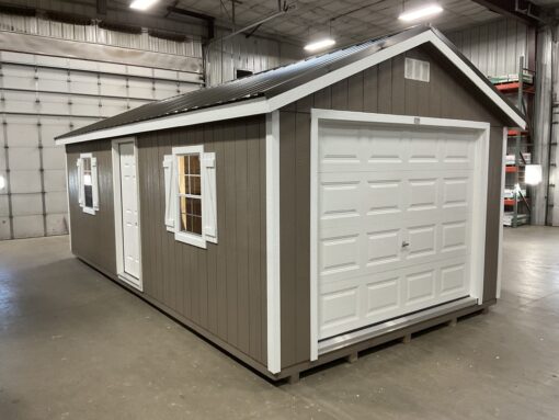 12'x24' Ranch Gable Wood Panel Garage