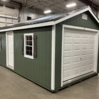12'x24' Ranch Gable Wood Panel Garage
