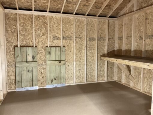 10'x12' Ranch Gable Wood Panel Shed