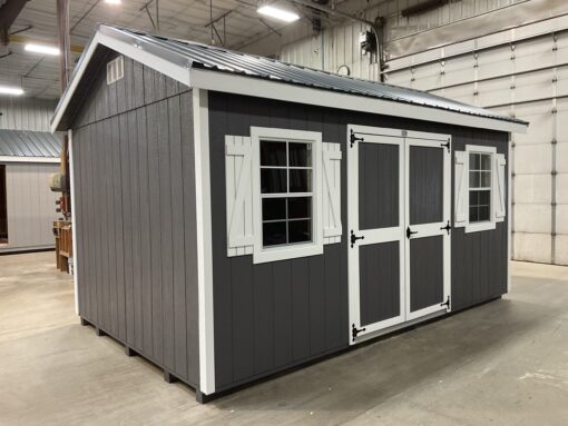 10'x16' Ranch Gable Wood Panel Shed