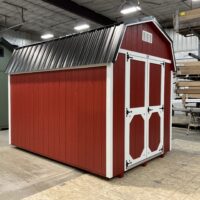 8'x12' High Barn Style Wood Panel Shed