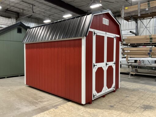 8'x12' High Barn Style Wood Panel Shed