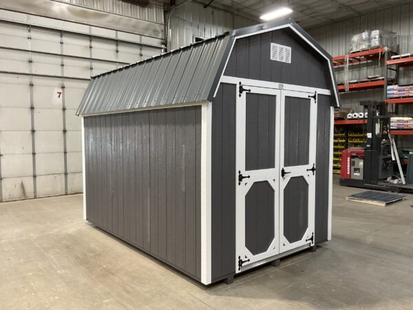 8'x12' High Barn Style Wood Panel Shed