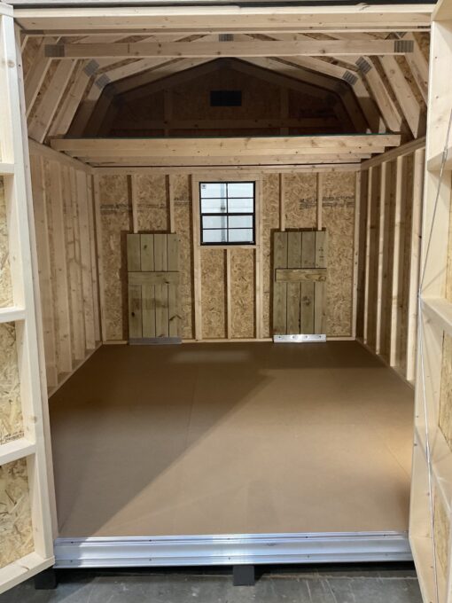 10'x12' High Barn Wood Panel Shed