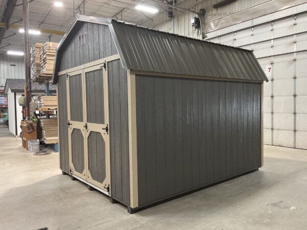 10'x12' High Barn Wood Panel Shed