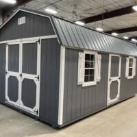 12'x20' High Barn Wood Panel Shed