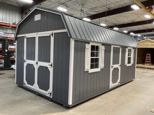 12'x20' High Barn Wood Panel Shed