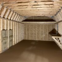 12'x24' High Barn Wood Panel Shed