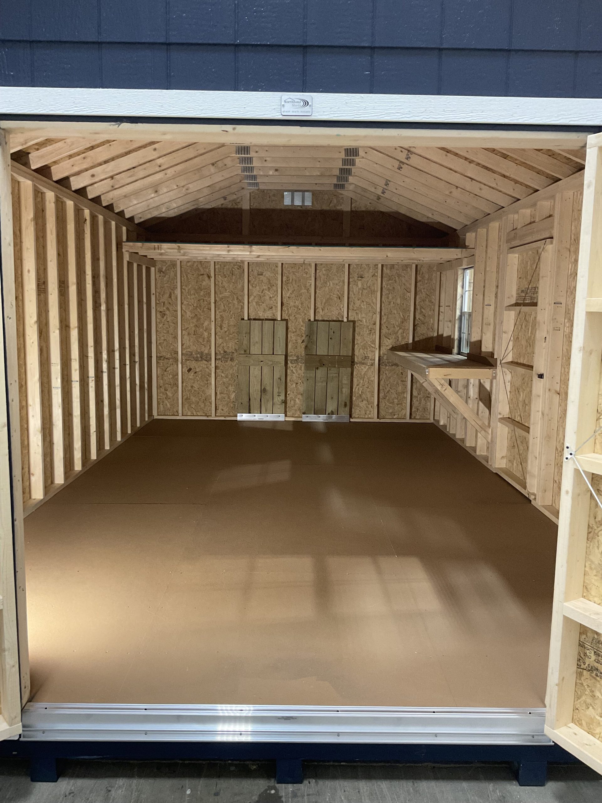 12'x20' Ranch Gable Wood Panel Shed For Sale| #63546 | Northland Sheds