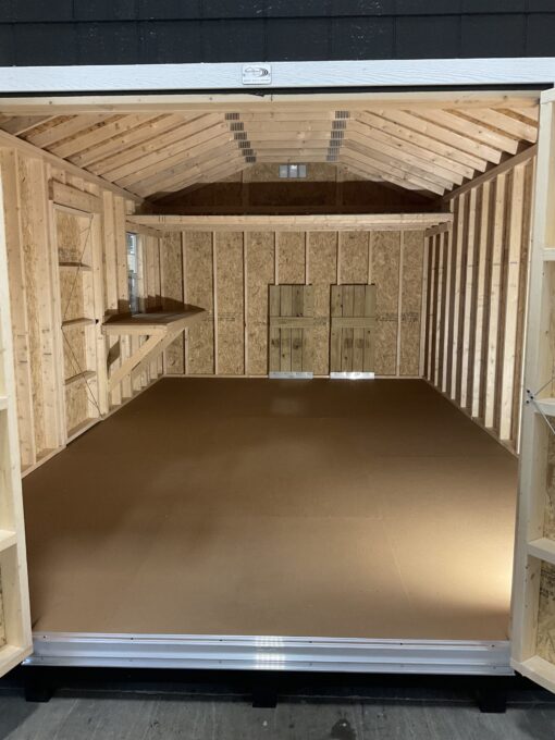 12'x20' Ranch Gable Wood Panel Shed