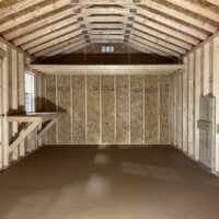 12'x20' Ranch Gable Wood Panel Shed