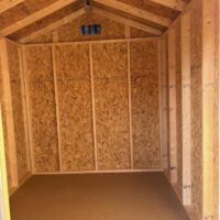 8'x10' Economy Ranch Gable Wood Shed