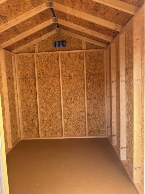 8'x10' Economy Ranch Gable Wood Shed