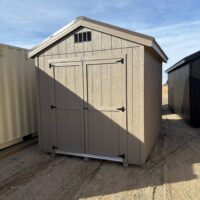 8'x10' Economy Ranch Gable Wood Shed