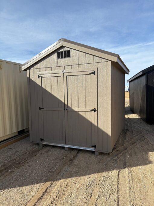8'x10' Economy Ranch Gable Wood Shed