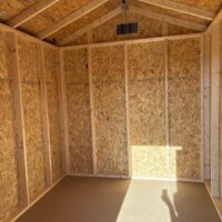 8'x10' Economy Ranch Gable Wood Shed