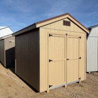 8'x10' Economy Ranch Gable Wood Shed