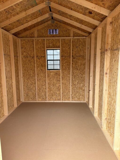 8'x12' Economy Ranch Gable Wood Shed