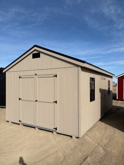 12'x20' Economy Ranch Gable Wood Shed