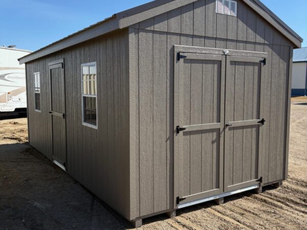 10'x20' Economy Ranch Gable Wood Shed