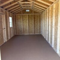 10'x20' Economy Ranch Gable Wood Shed