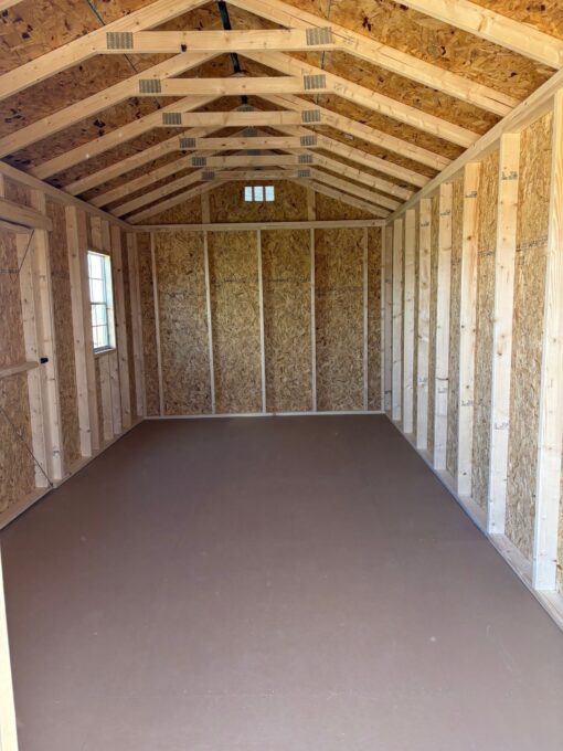 10'x20' Economy Ranch Gable Wood Shed