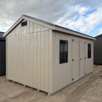 10'x16' Economy Ranch Gable Wood Shed