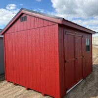 10'x12' Economy Ranch Gable Wood Shed
