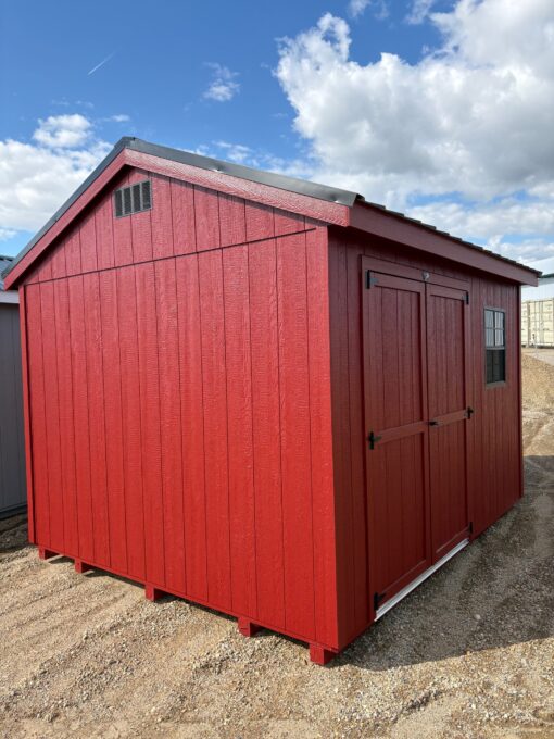 10'x12' Economy Ranch Gable Wood Shed