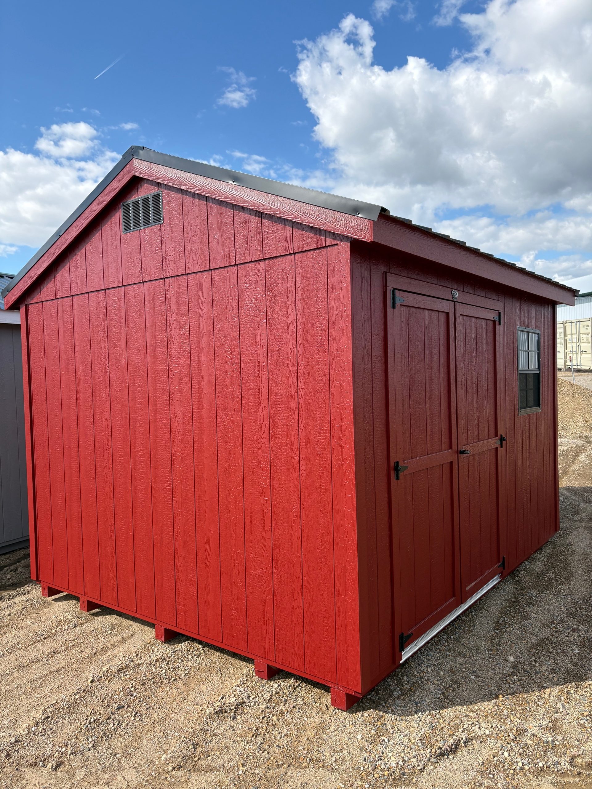 10'x12' Economy Ranch Gable Wood Shed For Sale| #64393