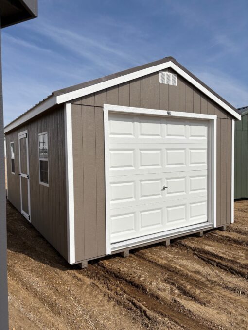 12'x20' Economy Ranch Wood Panel Garage