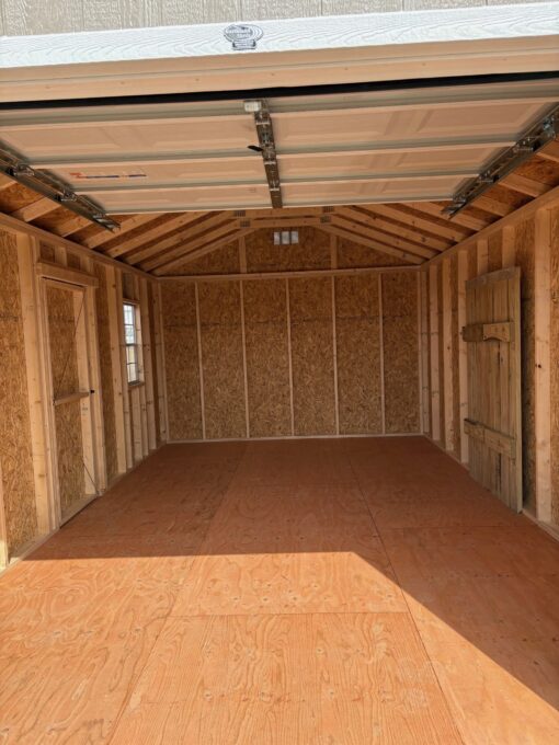 12'x20' Economy Ranch Wood Panel Garage