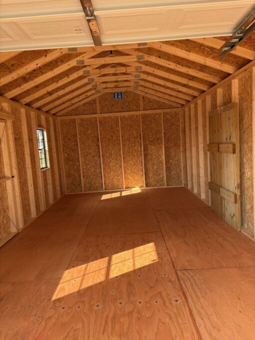 12'x24' Economy Ranch Wood Panel Garage