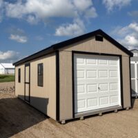12'x24' Economy Ranch Wood Panel Garage