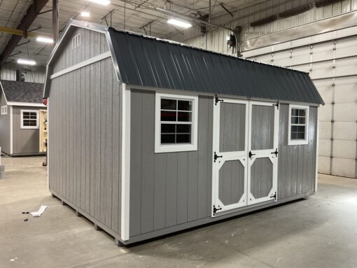 12'x16' High Barn Wood Panel Shed-USED