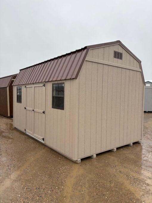 10'x16' Economy High Barn Wood Shed