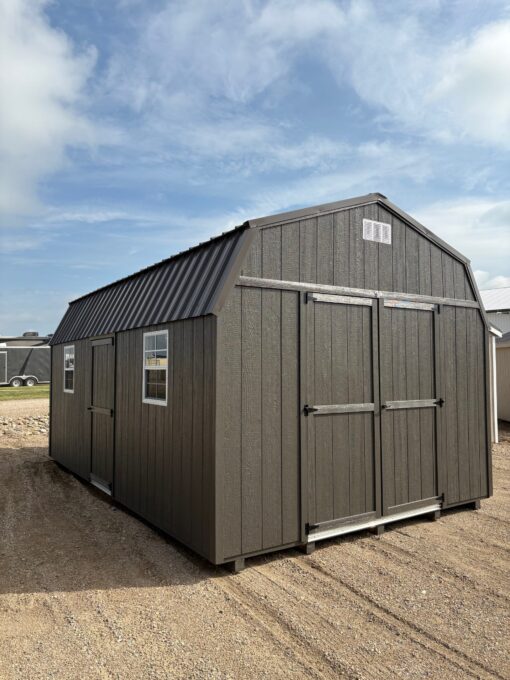 12'x20' Economy High Barn Wood Shed