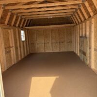12'x24' Economy High Barn Wood Shed