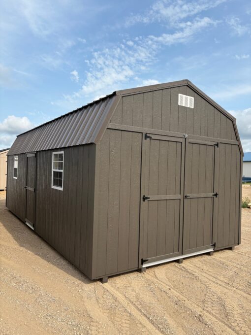 12'x24' Economy High Barn Wood Shed