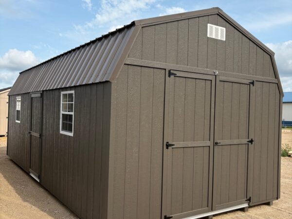 12'x24' Economy High Barn Wood Shed