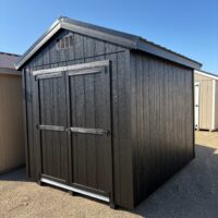 8'x10' Economy Ranch Gable Wood Shed