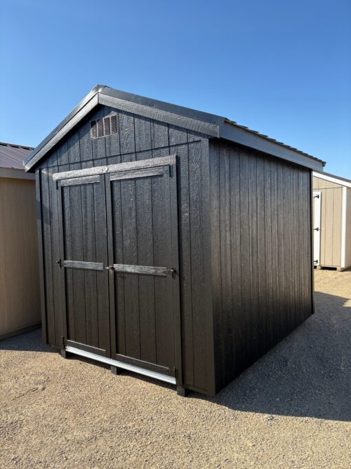 8'x10' Economy Ranch Gable Wood Shed