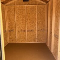 8'x10' Economy Ranch Gable Wood Shed