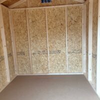 8'x10' Economy Ranch Gable Wood Shed