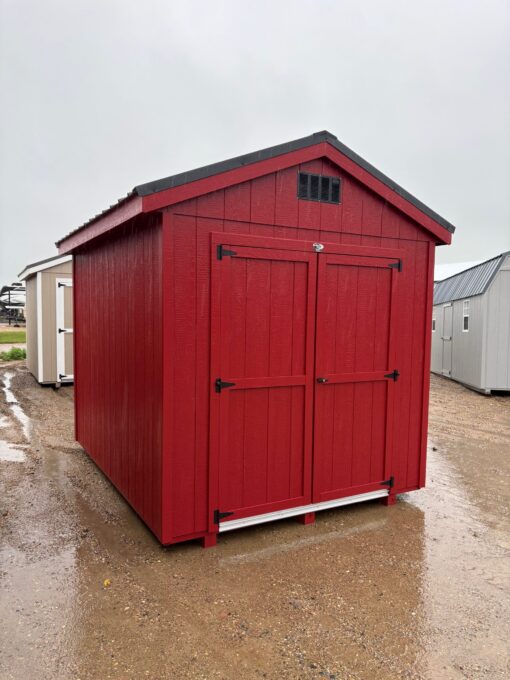 8'x10' Economy Ranch Gable Wood Shed