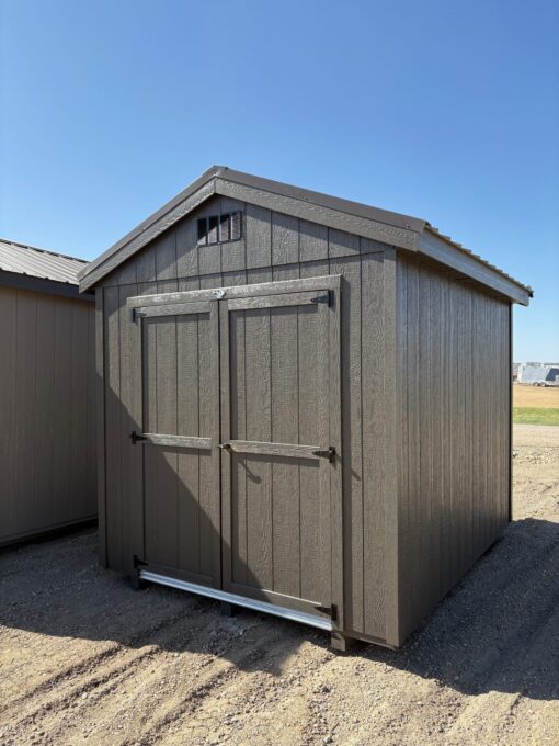 8'x10' Economy Ranch Gable Wood Shed