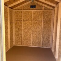 8'x10' Economy Ranch Gable Wood Shed