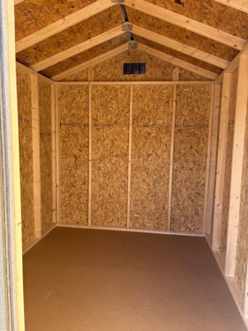 8'x10' Economy Ranch Gable Wood Shed