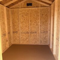 8'x10' Economy Ranch Gable Wood Shed