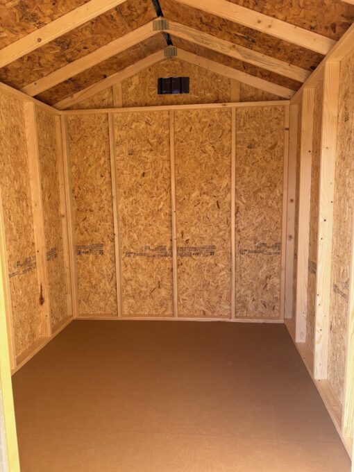 8'x10' Economy Ranch Gable Wood Shed